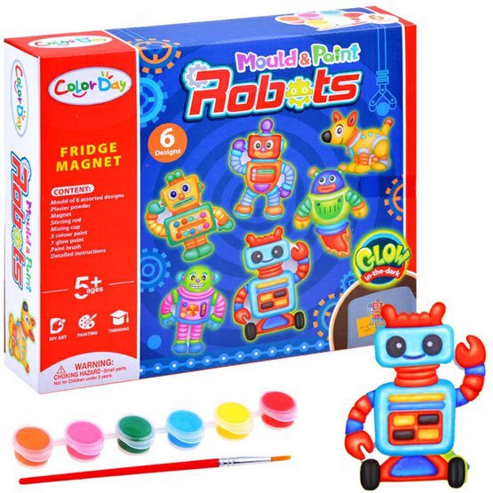 Kreativní sada Vyrob si sám  magnetky roboti DIY 5.jpg