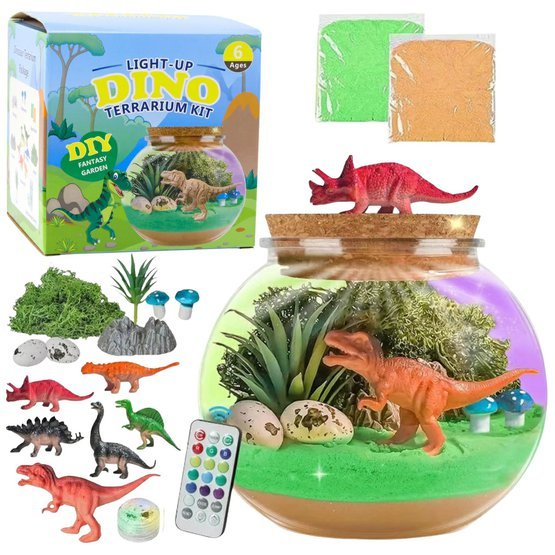 Magicke_terrarium_dinosauri_DIY_s_LED