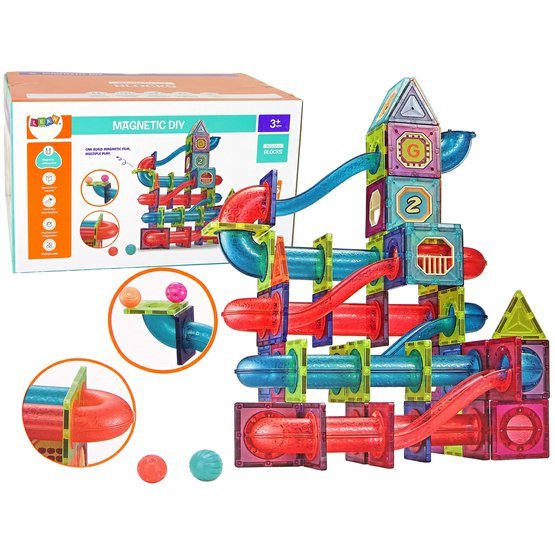 Magnetická stavebnice kuličková dráha 145 ks 3.jpg