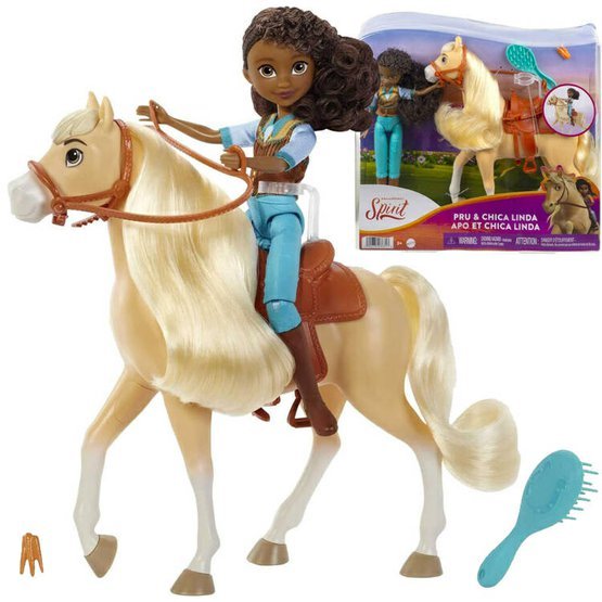Mattel Spirit Mustang Pru a kůň Chica 6.jpg
