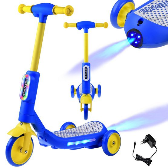 Modrá elektrická koloběžka pro děti 11.jpg