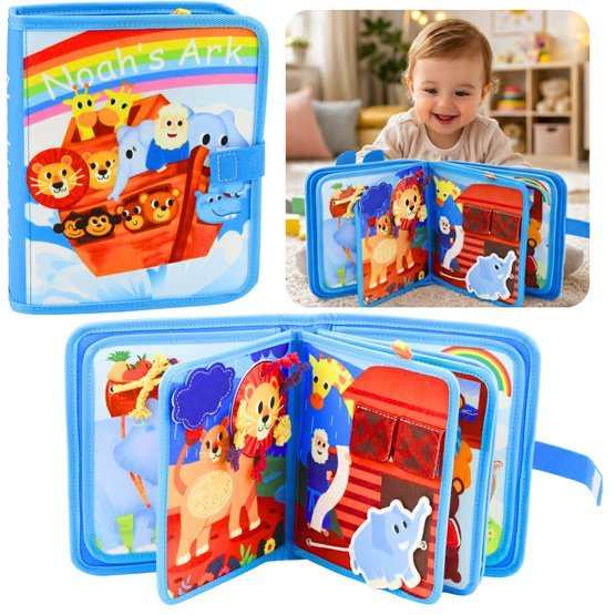 Montessori_senzoricka_knizka_Archa_Noemova_z_filcu