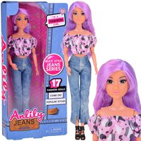 Panenka Anlily růžová halenka a džíny 32 cm 8.jpg