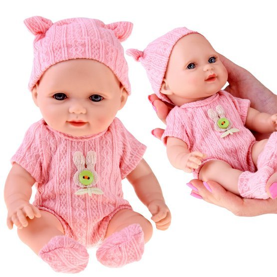 Roztomilá panenka miminko 26 cm ve světříku a čepičce 7.jpg