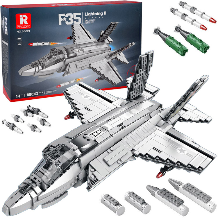 Stavebnice F-35 Lightning II americký stíhací letoun 1600 dílků