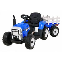 Dětský elektrický traktor Blow Modrý