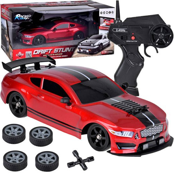 Závodní auto RC Drift 4x4 – červené 14.jpg