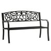 Zahradni_kovova_lavice_WELCOME_127_cm_3mistna_cerna_4