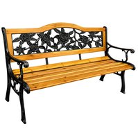 Zahradni_lavice_drevo_kov_2mistna_Natural_125_cm