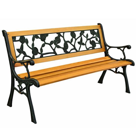 Zahradni_parkova_lavice_drevo_kov_125_cm_s_operadlem